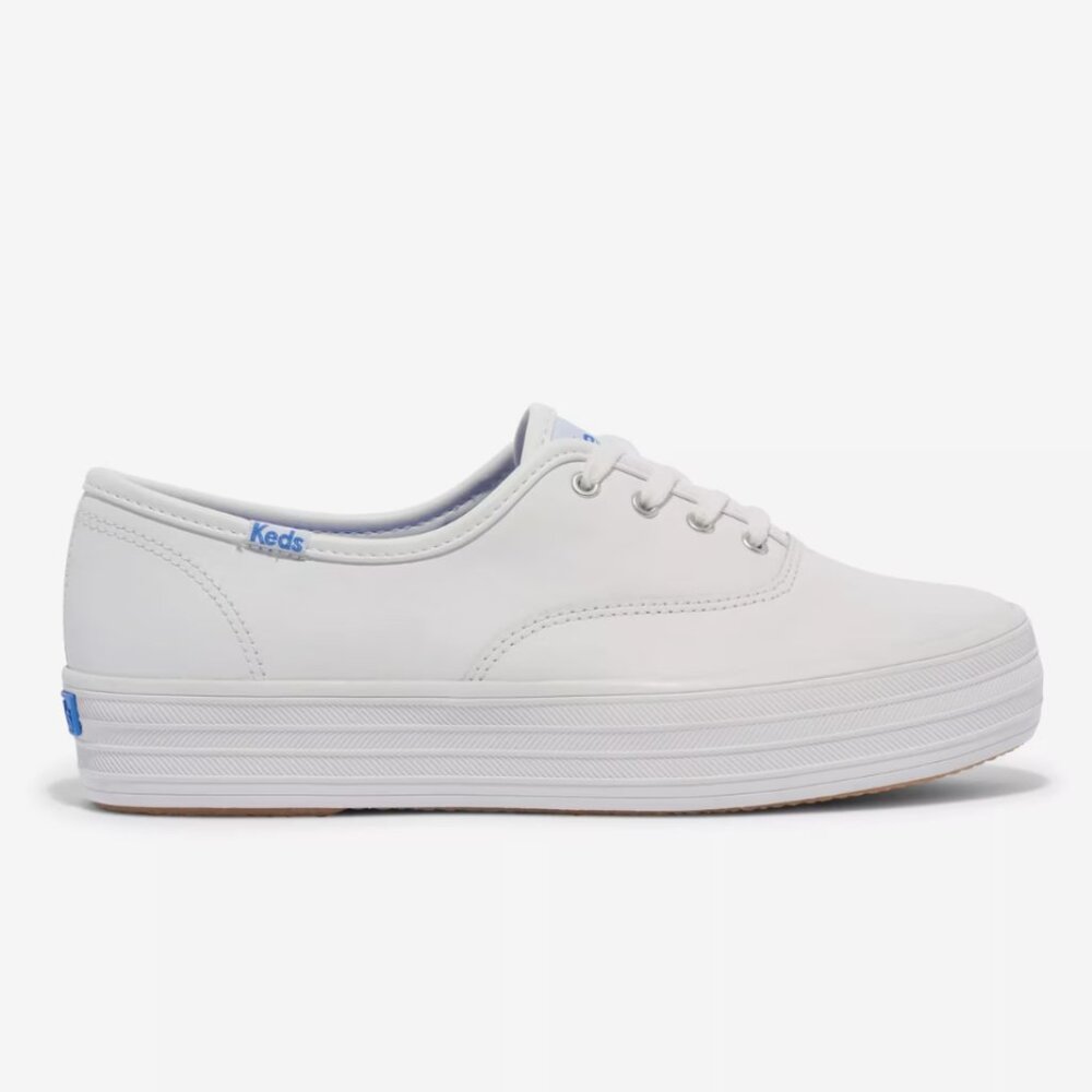Keds The Platform Leather Lace Up